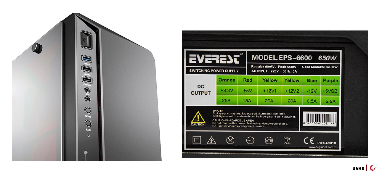 Everest Rampage Shadow 600W
